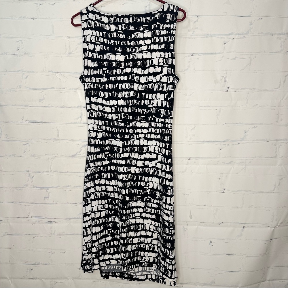 Women’s Chaus Size Large Black & White Dress - Picture 2 of 7